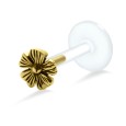 Flower Shaped Labrets Push-in LA-1034